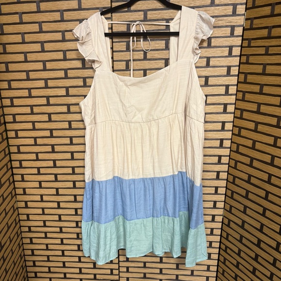As U Wish ColorBlock Dress Size 3X - Picture 1 of 9